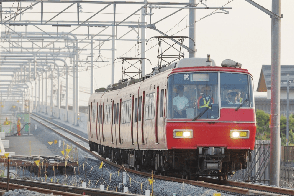 名古屋鉄道 犬山線 布袋駅本線軌道の写真